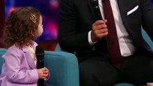 Little Girl Imitates Her Dad… Audience Can’t Stop Laughing😂