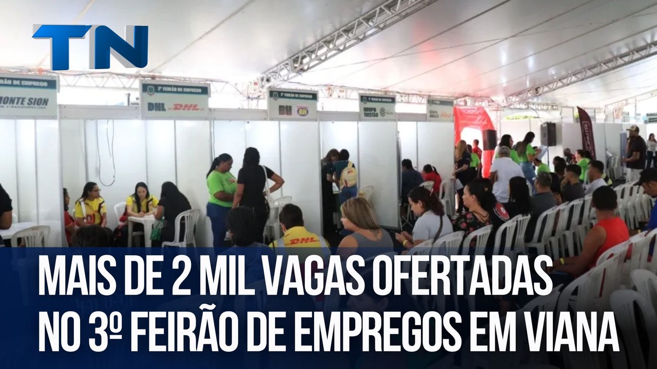 Mais de 2 mil vagas ofertadas no 3º Feirão de Empregos em Viana