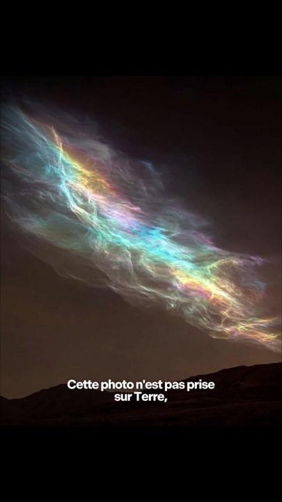 Des nuages spectaculaires photographiés sur Mars 😍