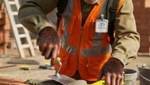 Lazy Builder Uses GLUE Instead of Cement! 🧱😱 (BIG MISTAKE) #worker #instantkarma #construction