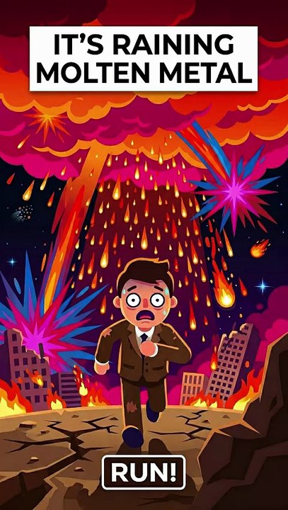 It is raining molten metal