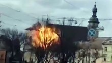 Rusia destruye en Lviv la iglesia de San Andrés, patrimonio de la Unesco.