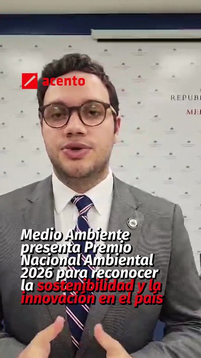 Medio Ambiente presenta Premio Nacional Ambiental 2026 para reconocer la sostenibilidad y la innovación en el país