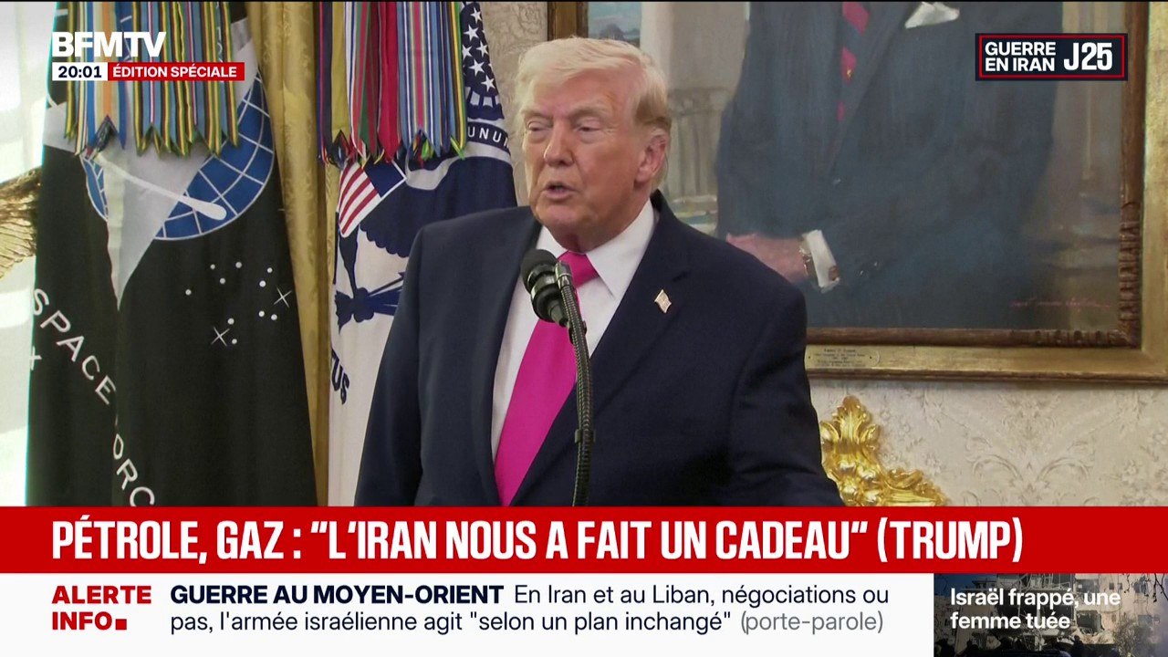 Guerre au Moyen-Orient: "L'Iran nous a fait un cadeau", assure Donald Trump