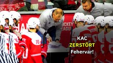 KAC führt gegen Fehervar: 8:3 Sieg! Ljubljana eliminiert Südtirol | ICE Hockey League