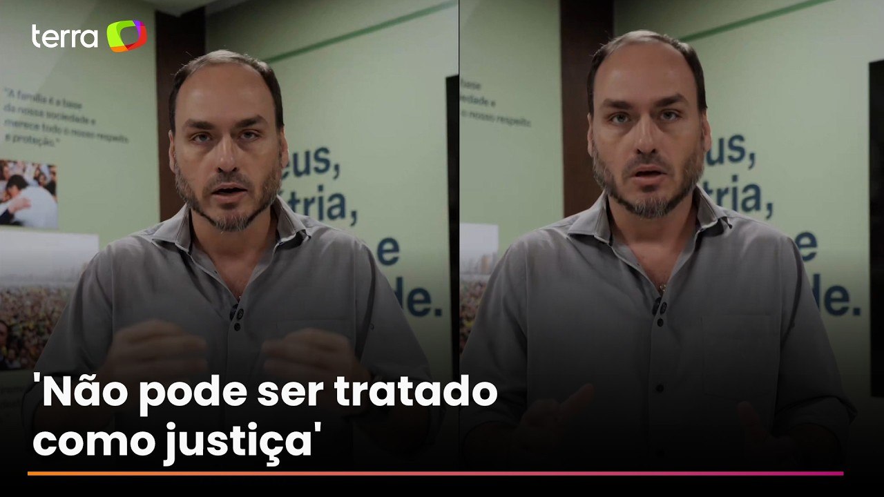 Carlos rejeita comemoração após Bolsonaro ter prisão domiciliar autorizada: 'Não cometeu crime'