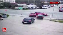 Bartın'da zincirleme kazanın kamera görüntüleri ortaya çıktı