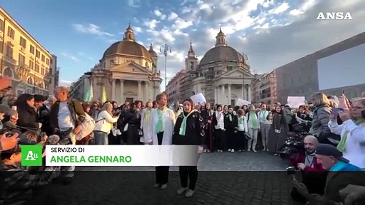 Roma, la madre palestinese per la pace: "Basta guerre"