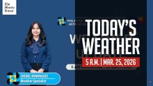 Today's Weather, 5 A.M. | Mar. 25, 2026
