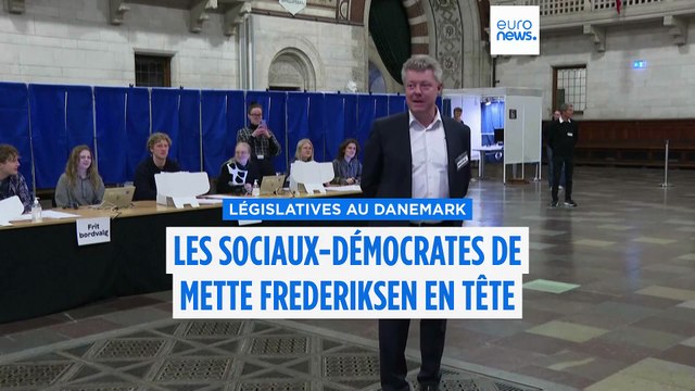 Législatives danoises : les sociaux-démocrates de Mette Frederiksen en tête mais en recul