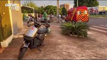 Adolescente de moto elétrica é atingida por carro em Cascavel