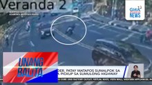 Motorcycle rider, patay matapos sumalpok sa kasalubong na pickup sa Sumulong Highway  | Unang Balita