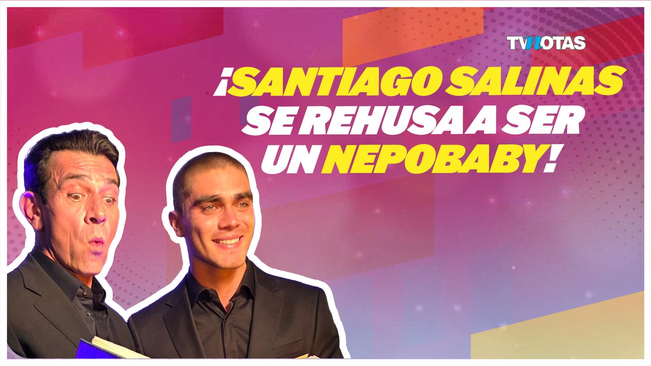 Santiago Salinas quiere brillar en el modelaje ¡sin depender de su papá, Jorge Salinas!