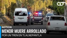 Un menor de edad pierde la vida tras ser arrollado por un tren en La Laguna, Tlalnepantla