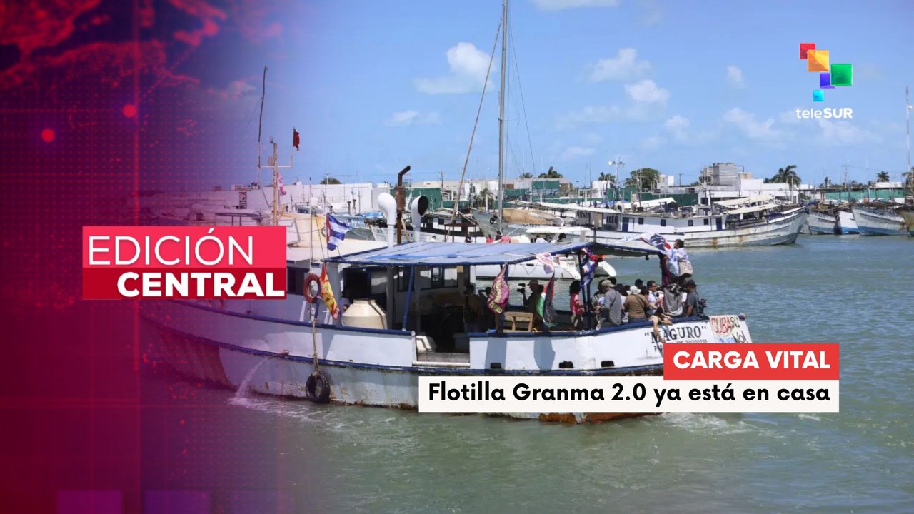 Arriba a La Habana flotilla Granma 2.0 con ayuda solidaria