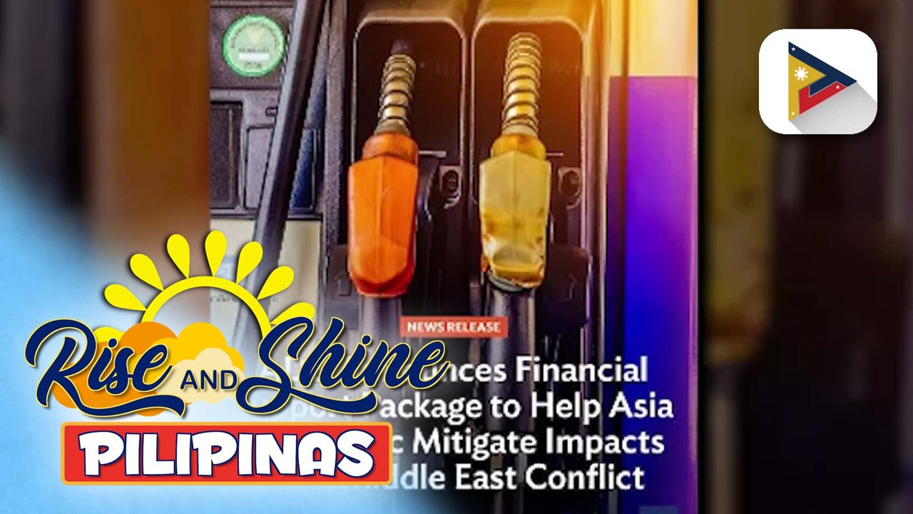 ADB, inanunsyo ang pagbibigay ng financial support package sa developing member countries upang maibsan ang epekto ng tensyon sa #MiddleEast