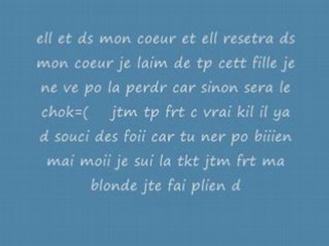 Ma grde soeur et toiiiiiii