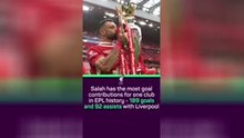 Salah's illustrious Liverpool career in numbers