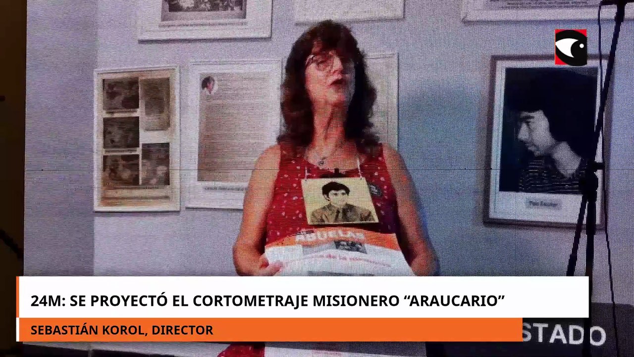 24M: Se proyectó el cortometraje misionero \"Araucario\"