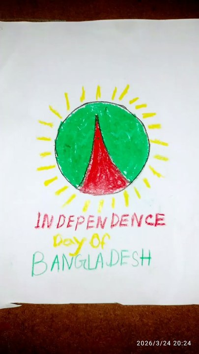 Bangladesh Independence Day Drawing 🇧🇩 | Easy & Beautiful Art”