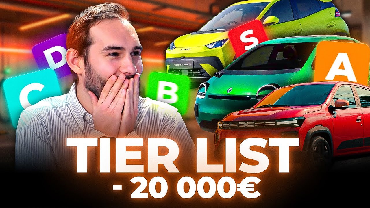 Tier List XXL des voitures électriques à moins de 20 000 €