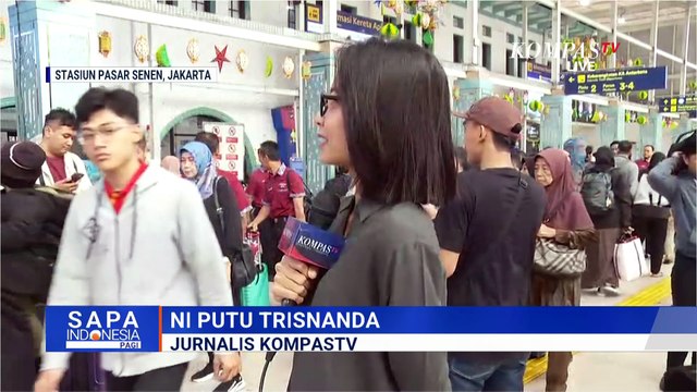 [FULL] Arus Balik Lebaran di Stasiun Pasar Senen Meningkat, Pemudik Siap Kembali Kerja | SAPA PAGI