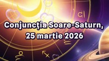 Conjuncția Soare-Saturn, 25 martie 2026 - oferit de horoscop-urania.org