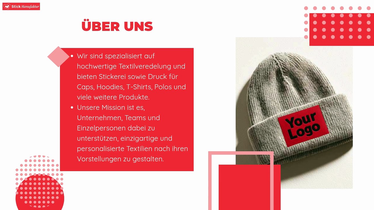 Professionelle Logo Stickerei für jeden Bedarf