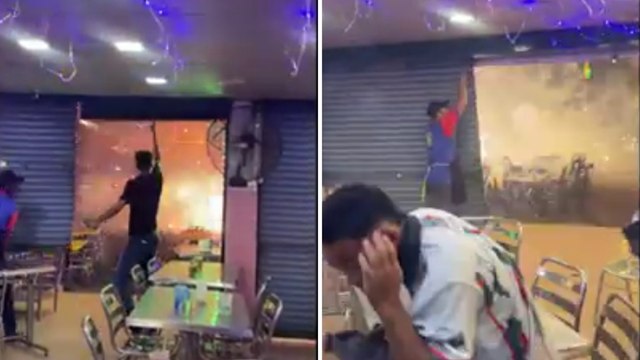 Malesia: esplode bancarella dei fuochi d’artificio, panico nel ristorante adiacente