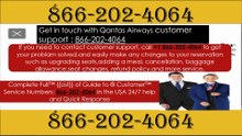 【Qantas Airways】{ { Customer Service Helpline Numbers (+1-866.202.4064 }} Step by Step Help for Calls, Chats & Email