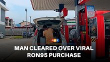 Penang man cleared over viral RON95 purchase in plastic containers