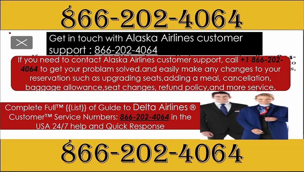 【Alaska Airlines 】{ { Customer Service Helpline Numbers (+1-866.202.4064 }} Step by Step Help for Calls, Chats & Email