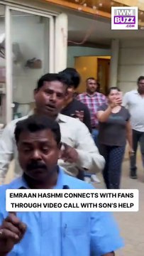 A truly heartwarming birthday moment! Emraan Hashmi’s son sweetly helped him video call fans waiting outside his house, making the celebration even more special.