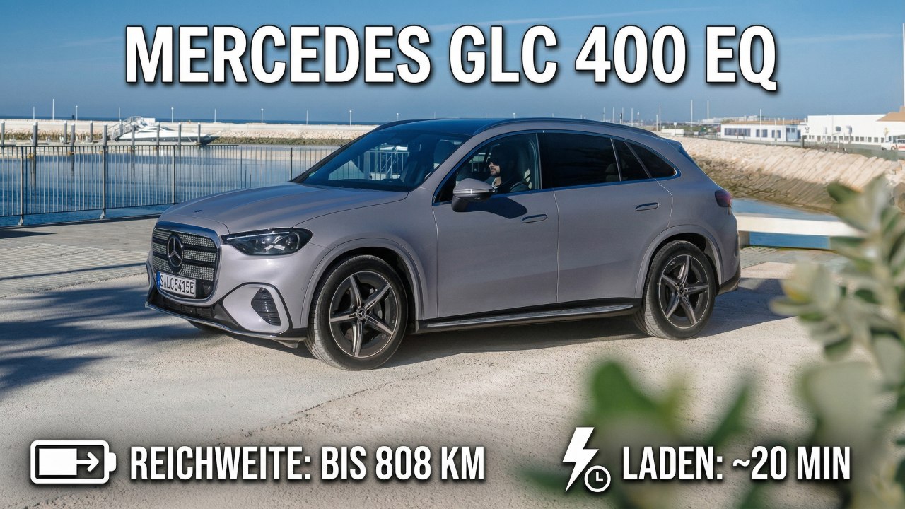 Mercedes GLC 400 4MATIC EQ: Elektro-SUV mit bis zu 808 km