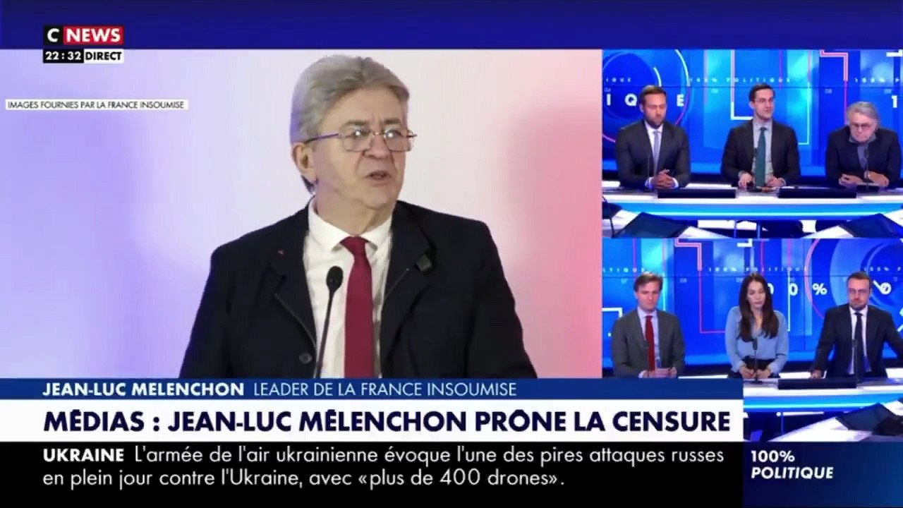 Erik Tegnér répond à la violente charge de Jean-Luc Mélenchon contre  "Frontières"  comparant les journalistes à des "rats crevés" ou des "chiens errants" : "Quand on peut, on les capture.. Ce sont des gens méprisables"