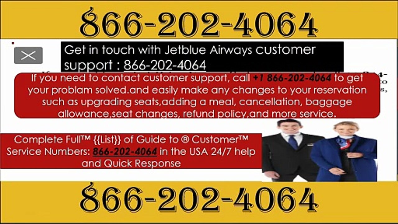 【Jetblue Airways】{{ Customer Service Helpline Numbers (+1-866.202.4064 }} Step by Step Help for Calls, Chats & Email