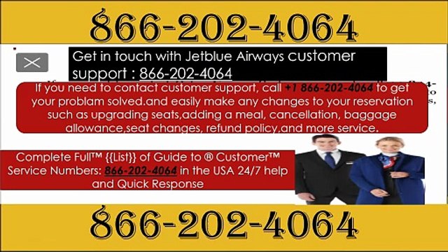 【Jetblue Airways】{{ Customer Service Helpline Numbers (+1-866.202.4064 }} Step by Step Help for Calls, Chats & Email