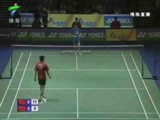 Badminton 2008 All England MS Final game 1