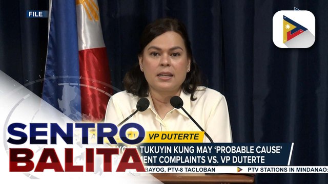 VP Sara Duterte, hindi humarap sa impeachment hearing ng House Justice Committee ngayong araw | ulat ni Vel Custodio