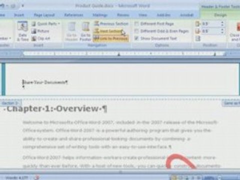 Word 2007 Demo: Using Watermarks