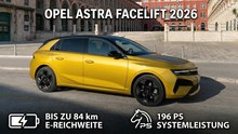 2026 Opel Astra Facelift Fünftürer Kult Gelb Metallic Design & Technik