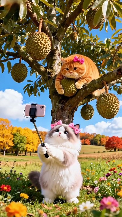 Mon chat fait des crêpes