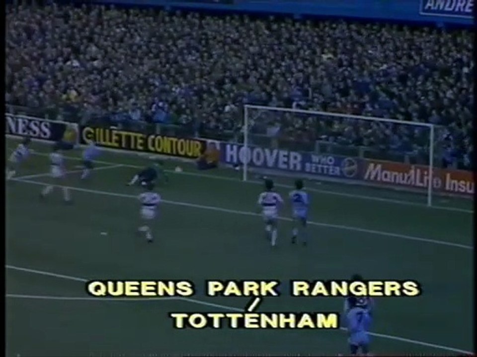 QUEENS PARK RANGERS - TOTTENHAM - 1985 - SAISON 1984/1985 -