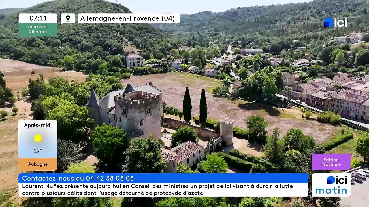 25/03/2026 - ici matin par ici Provence en vidéo