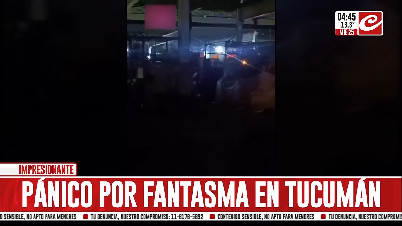 Paranormal: pánico por presunto fantasma aparecido en Tucumán