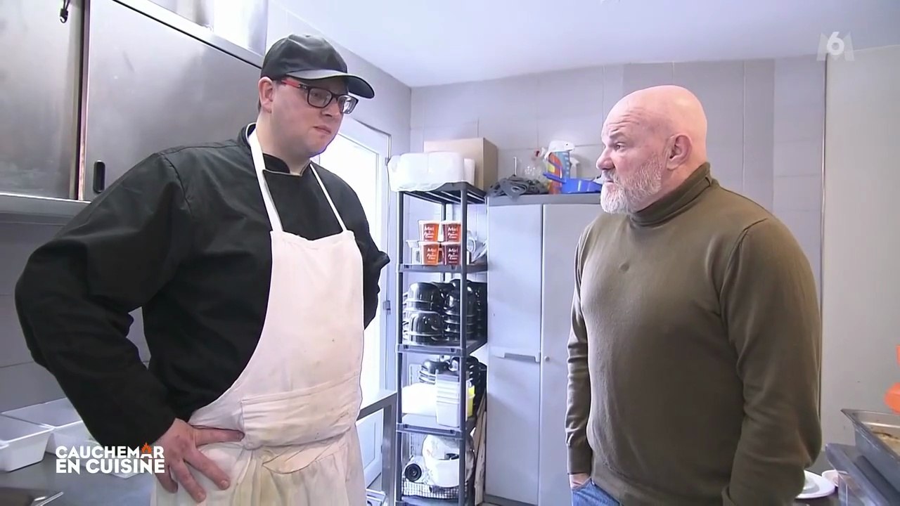 Cauchemar en cuisine : Philippe Etchebest met un coup de pression à Sébastien