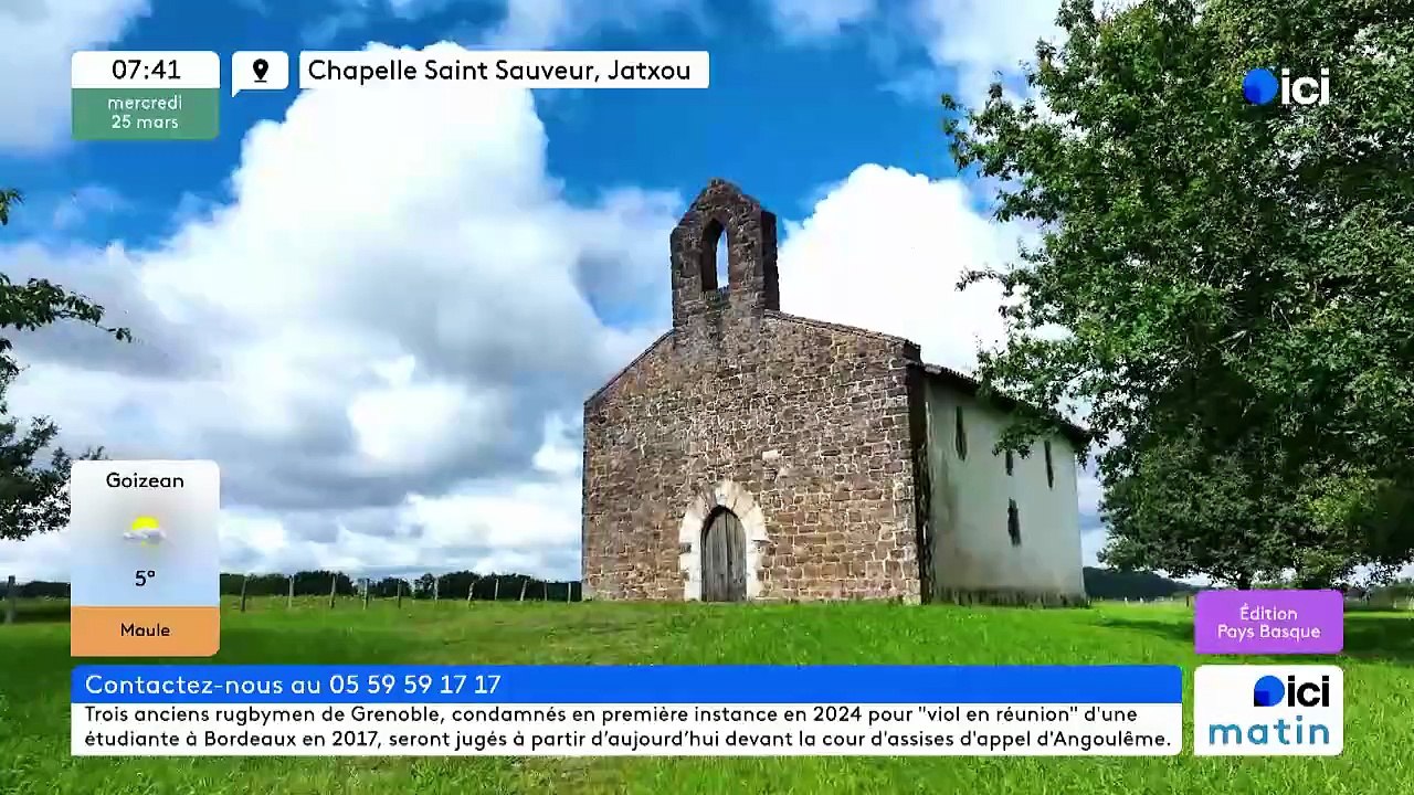 25/03/2026 - ici matin par ici Pays Basque en vidéo