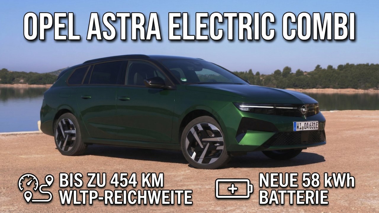 Opel Astra Sports Tourer Electric Klover Grün Metallic im Check 2026