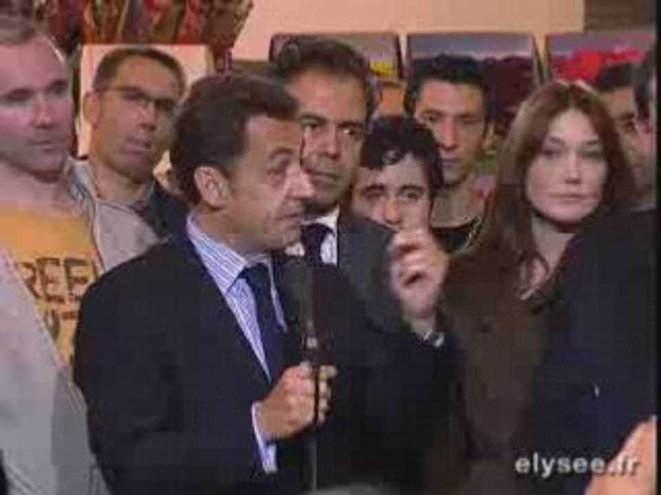 Allocution au Marché de Rungis 27-05-08