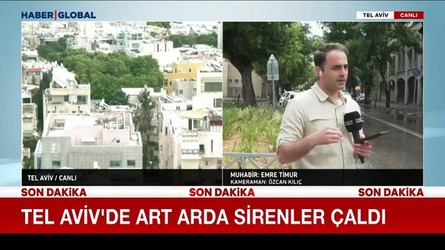 Tel Aviv'de sirenler susmuyor